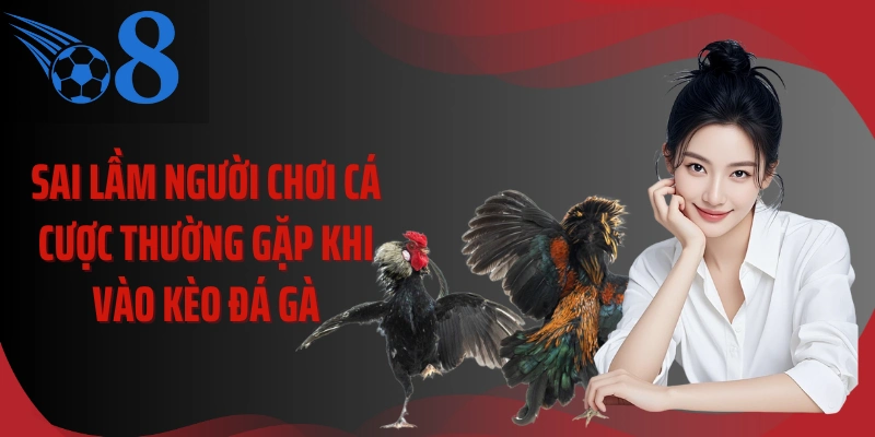 Sai lầm người chơi cá cược thường gặp khi vào kèo đá gà